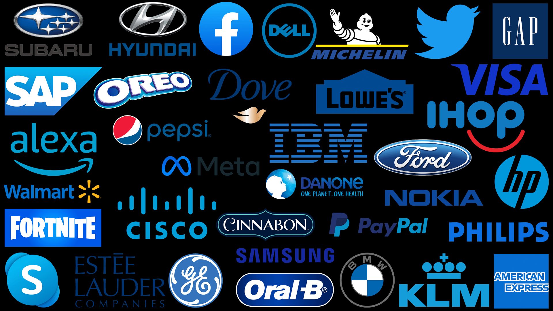 Điểm danh những logo thương hiệu màu xanh nổi tiếng nhất