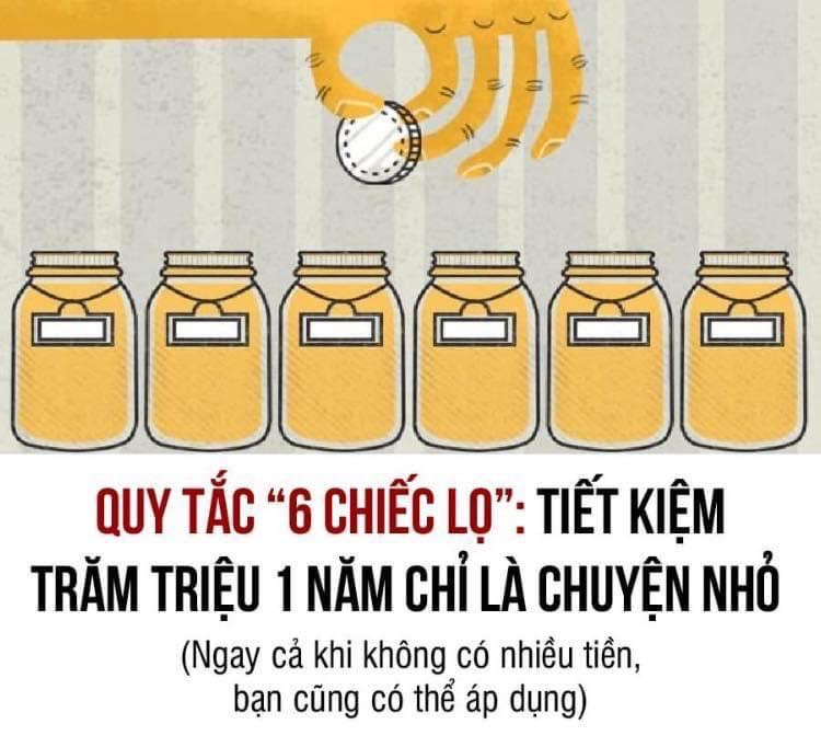 Nguyên tắc 6 chiếc lọ