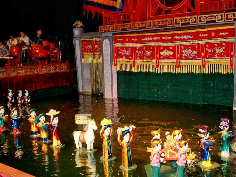 Giá vé xem múa rối nước Hà Nội tại nhà hát múa rối Thăng Long 