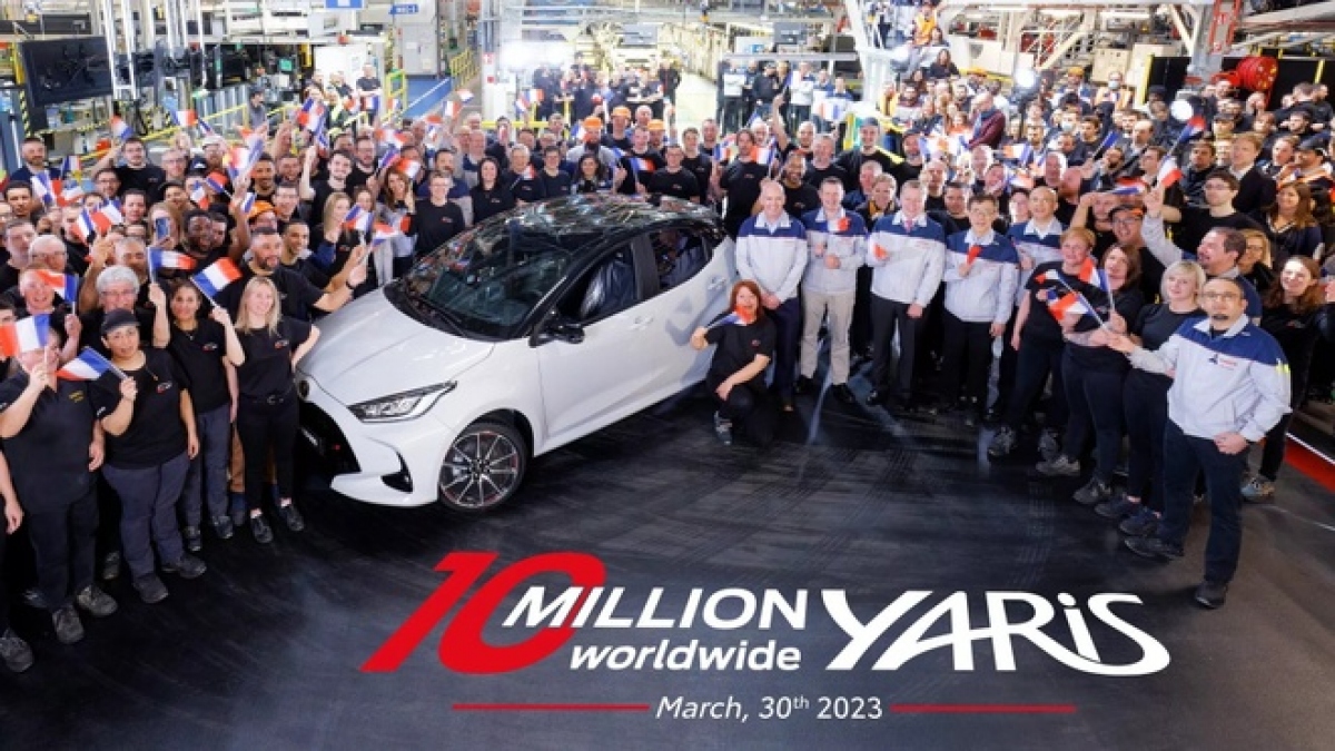 Toyota xuất xưởng chiếc xe Yaris thứ 10 triệu