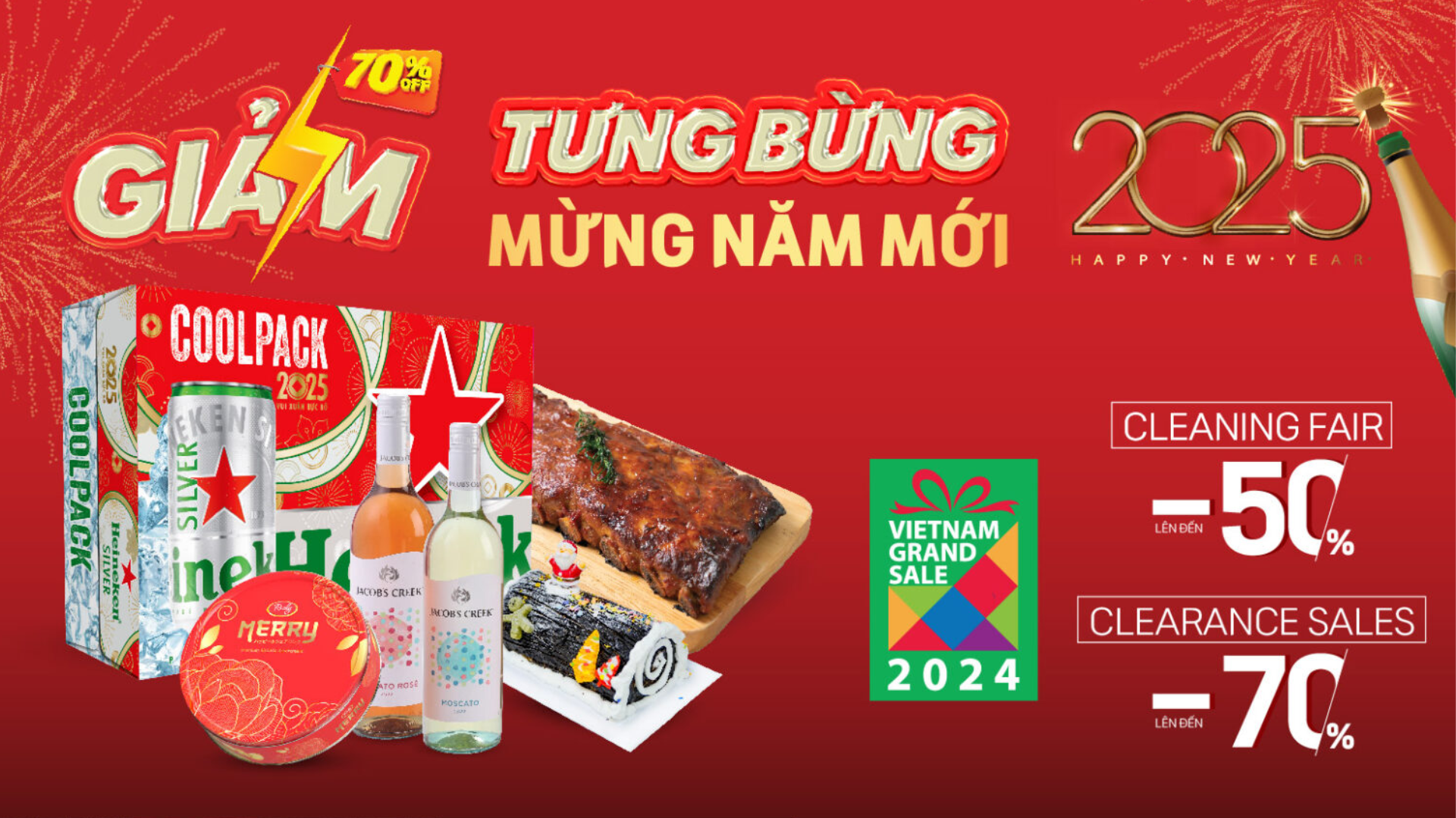 Giảm tưng bừng mừng năm mới tại Lotte Mart 