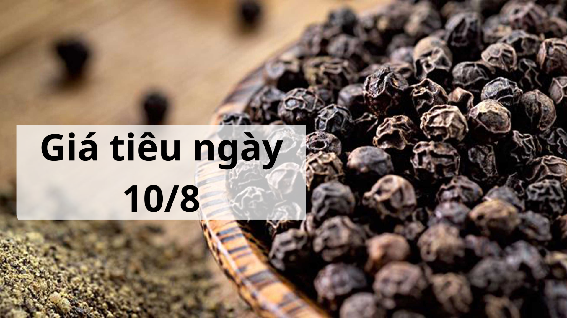 Giá tiêu hôm nay ngày 1605