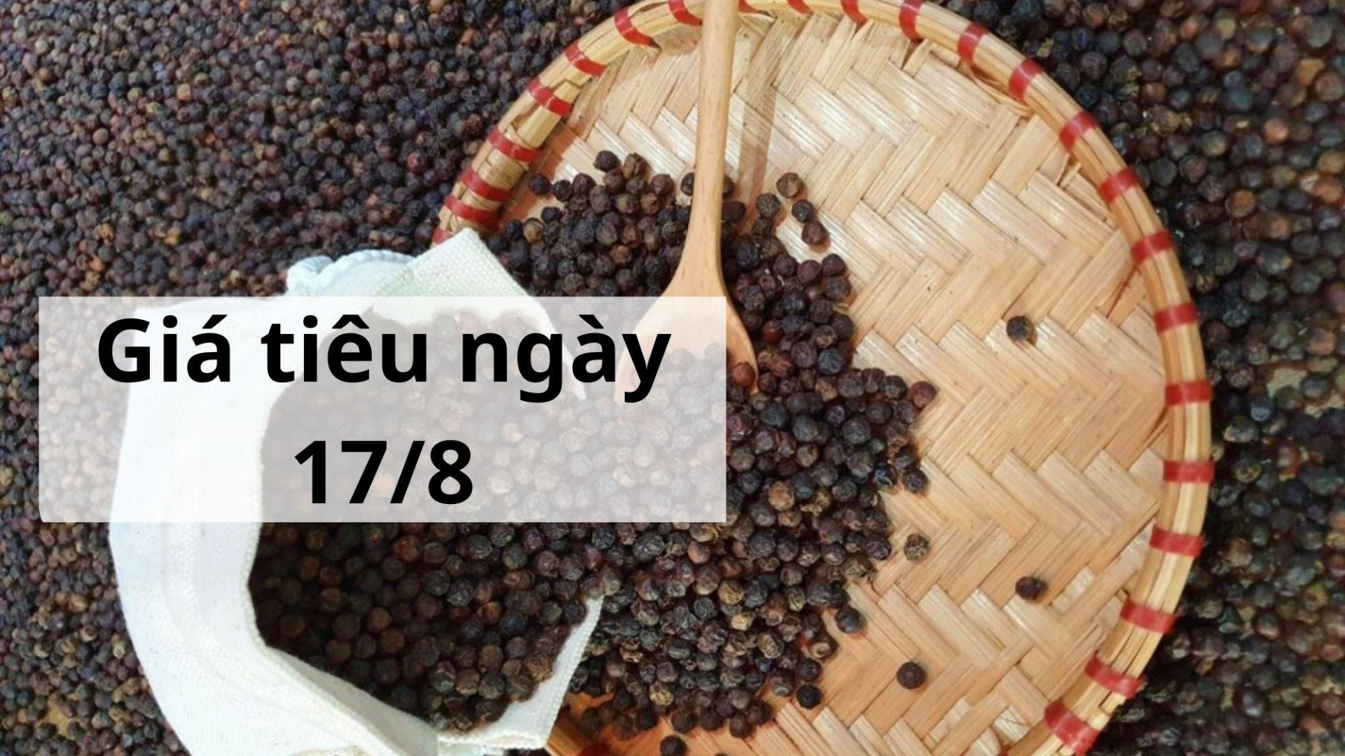 Giá tiêu hôm nay ngày 1605