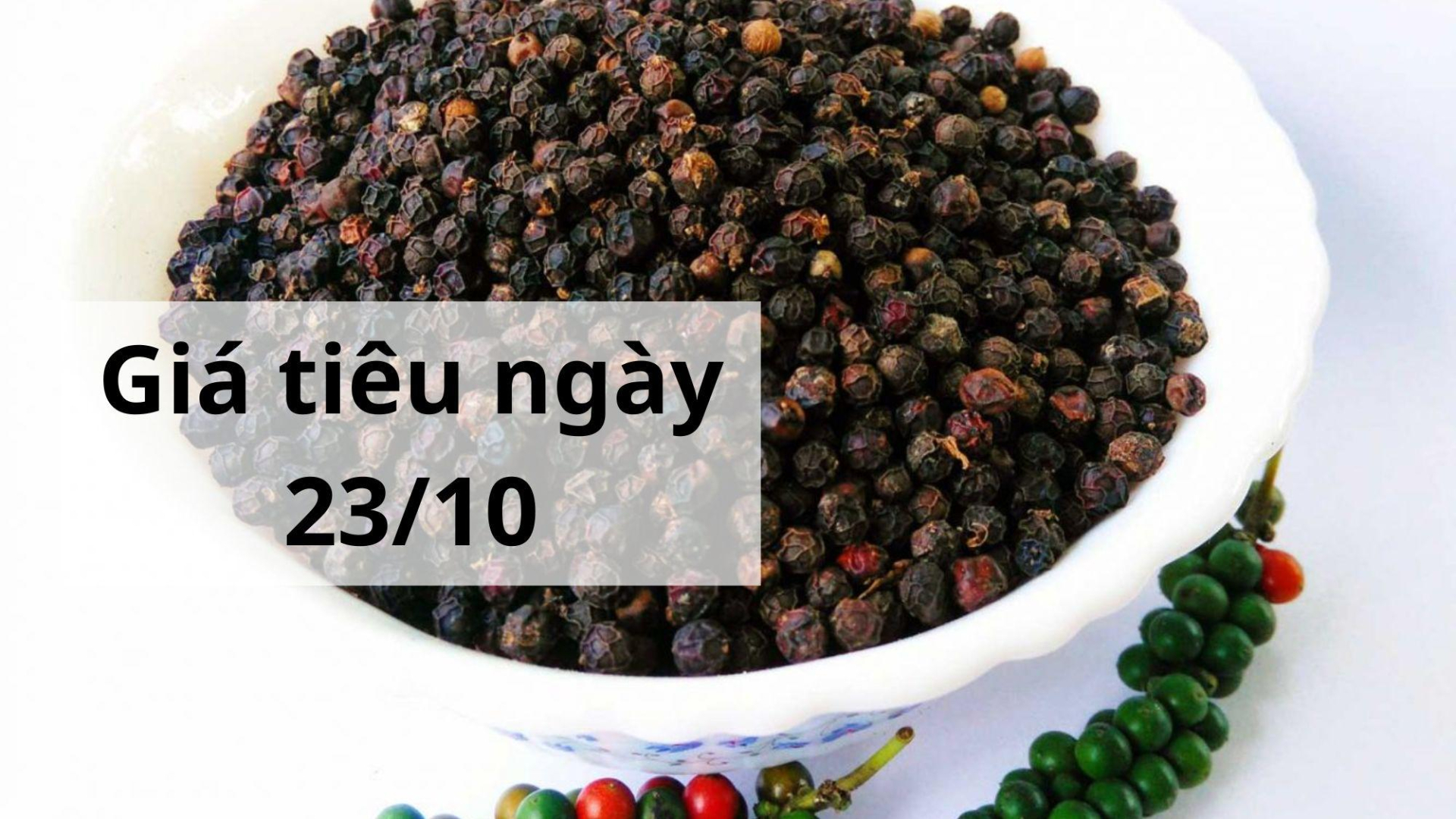 Giá tiêu hôm nay ngày 1605