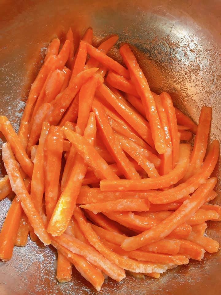 mứt cà rốt sợi ướp - tiếp thị và gia đình