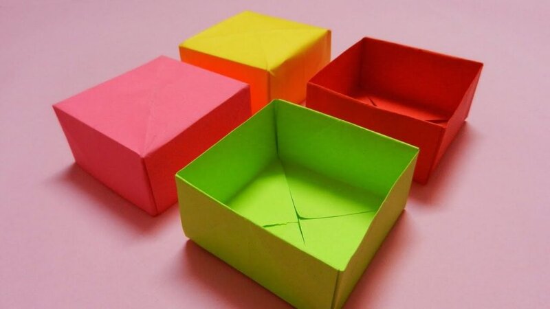 Cách gấp hộp giấy đơn giản, dễ làm nhanh chóng tại nhà