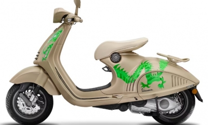 Vespa 946 ra ấn phẩm 'rồng xanh' cho năm Giáp Thìn