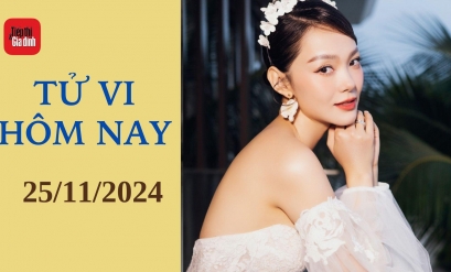 Tử vi 12 con giáp hôm nay Thứ Hai 25/11/2024