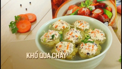 7 công thức món chay từ khổ qua hấp dẫn, dễ làm, mê ăn chay chớ nên bỏ qua