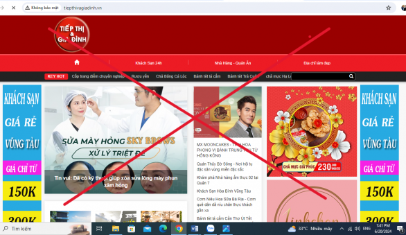 Cơ quan chức năng tiếp tục xử lý các website mạo danh Tạp chí Tiếp thị & Gia đình